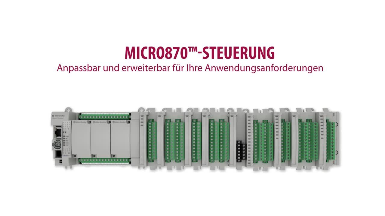 Übersicht über die Micro870-Steuerung